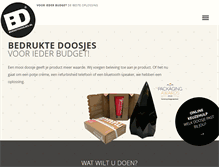Tablet Screenshot of budgetdoosjes.nl